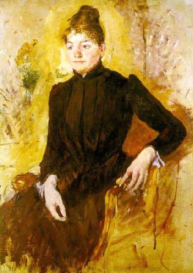 Mary Cassatt Woman in Black Sweden oil painting art